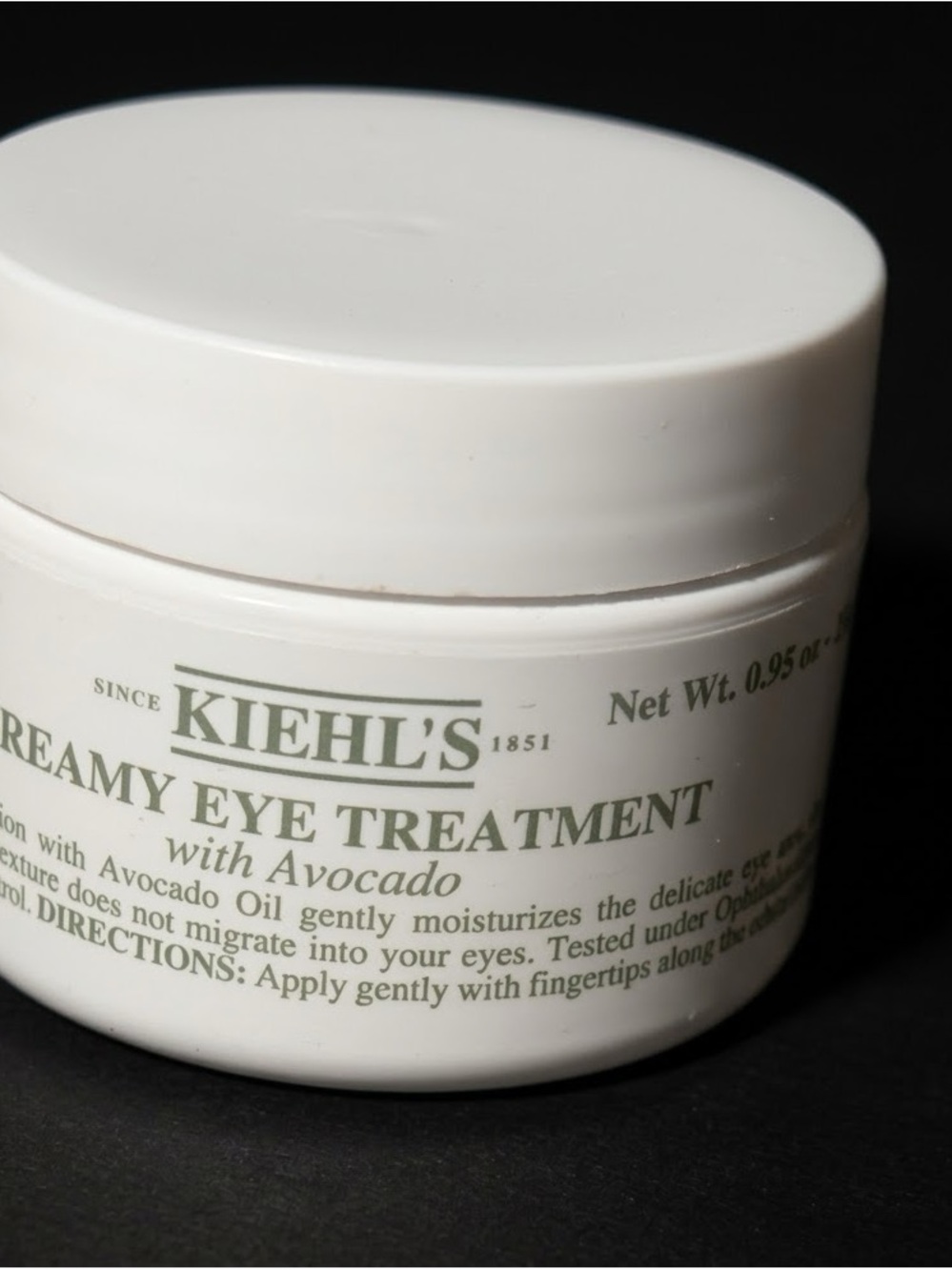 Kiehl's Creamy Eye Treatment Jar — White and Green